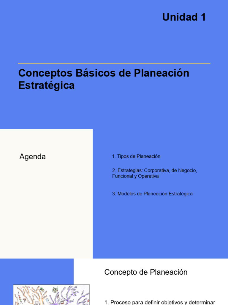 Conceptos Basicos de Planeacion Estrategica | PDF | Planificación ...