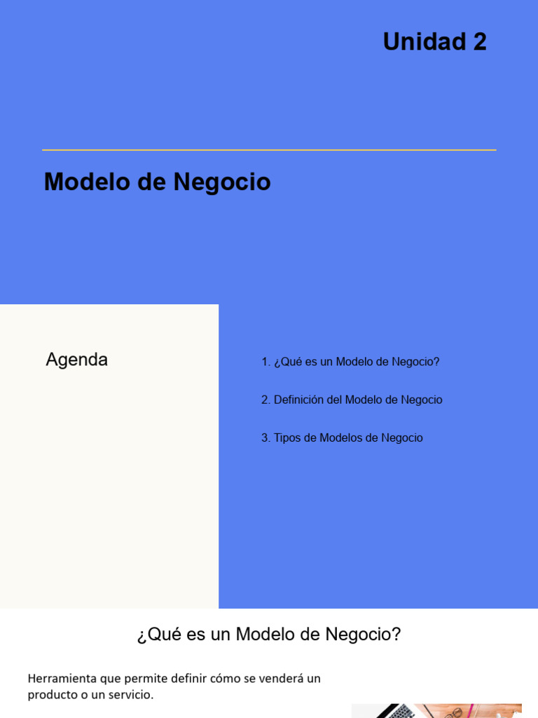 U2 Entendiendo y Disenando Modelos de Negocio | PDF