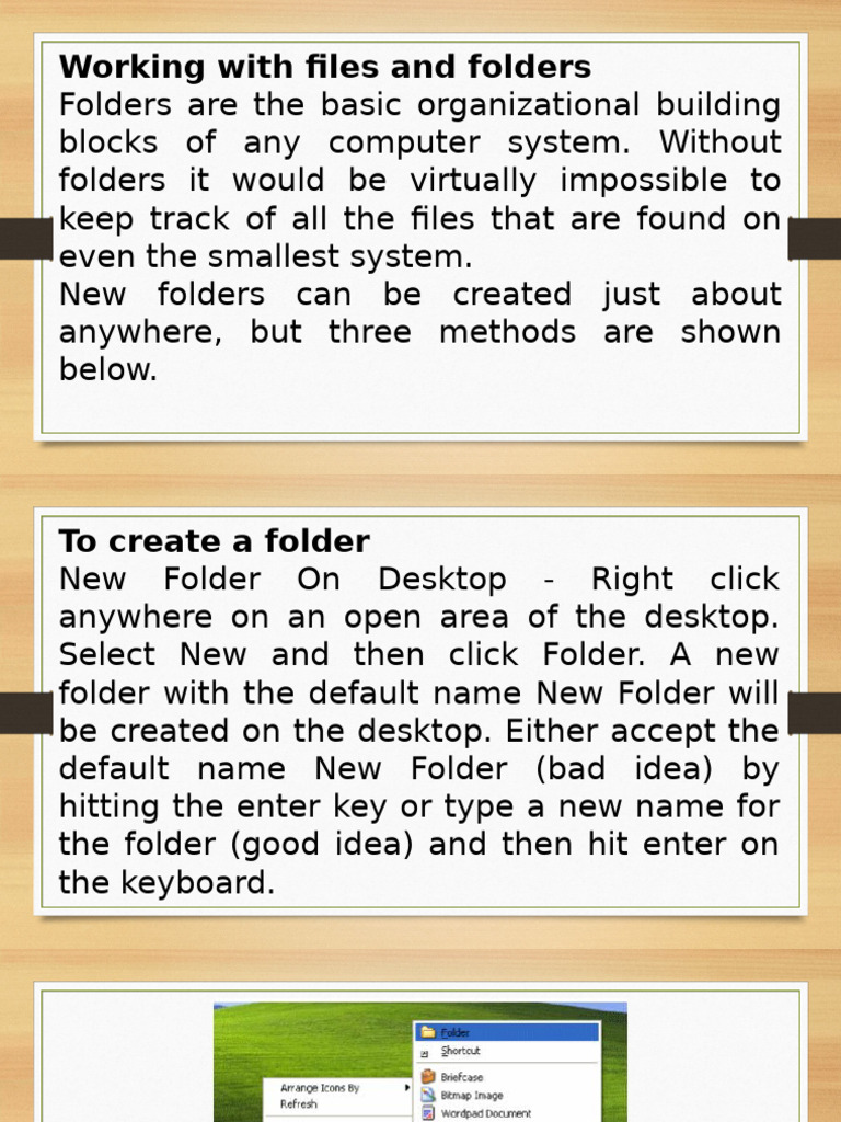 Working With Files and Folders | PDF