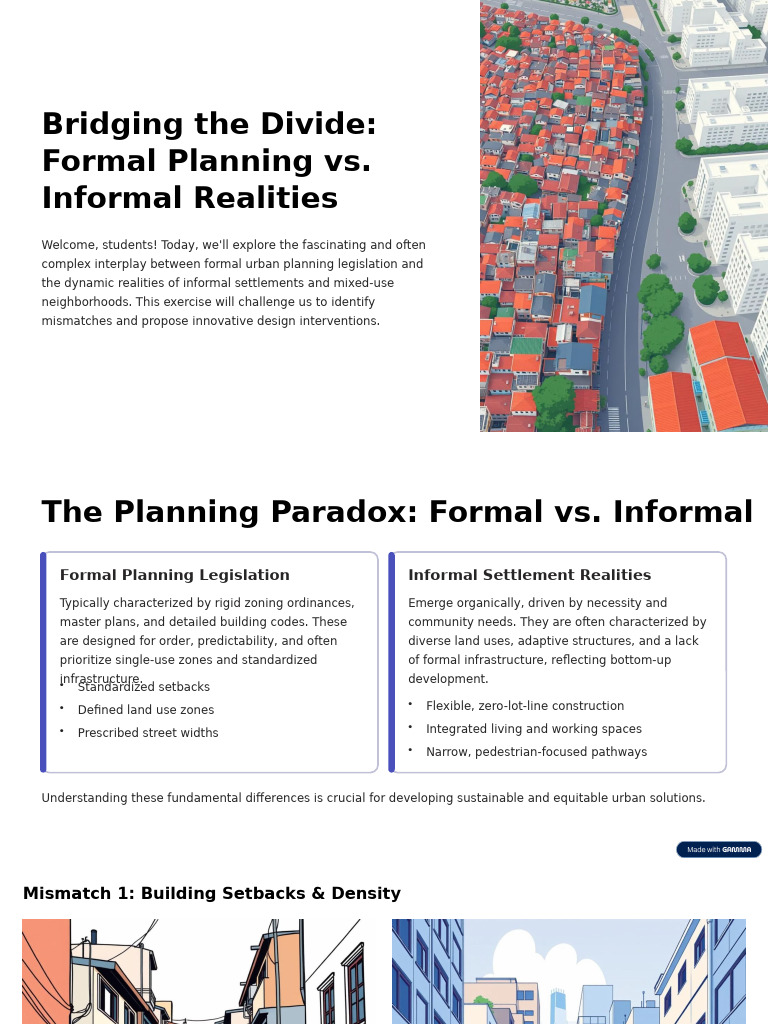 Bridging Urban Planning Gaps | PDF | Zoning | Mixed Use Development