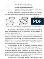 Fundamentals of Metals and Alloys Theory