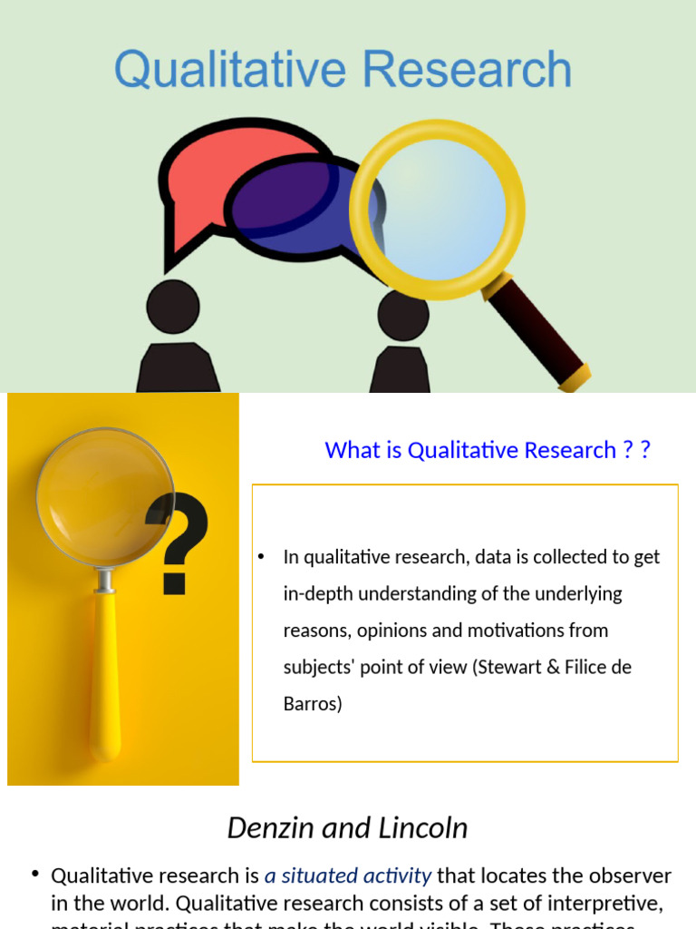 Understanding Qualitative Research Methods | PDF | Qualitative Research ...