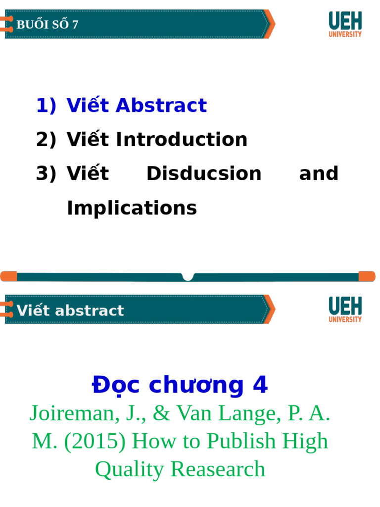 3.Viết Abstract - Introduction - Discussion and Implication- V1 | PDF