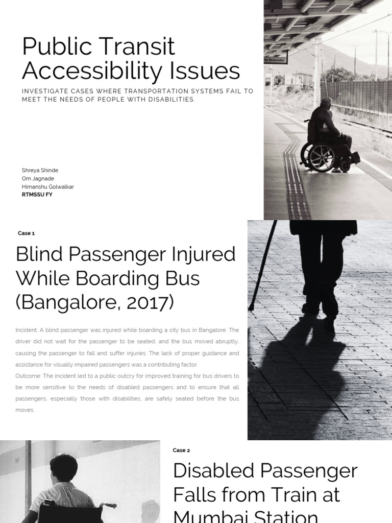 Accessibility Failures in Public Transit | PDF | Accessibility | Public ...