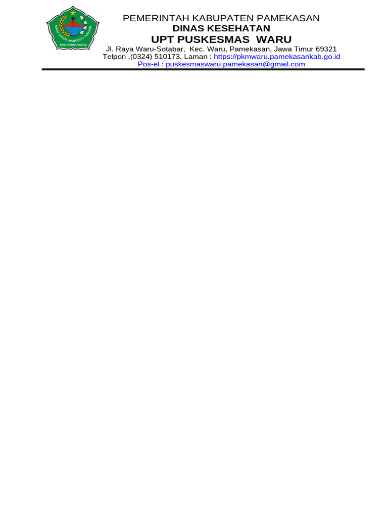 Format Kop 2025 | PDF