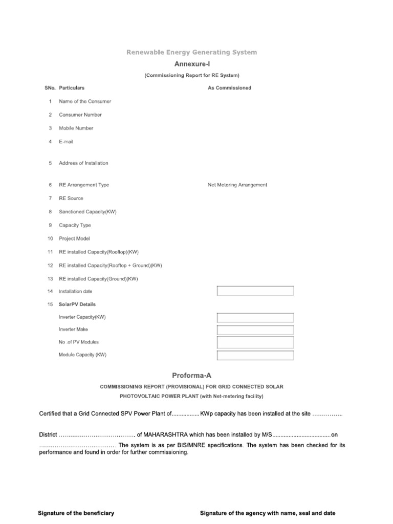 Annexure1 Template | PDF