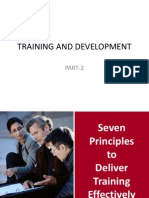 7 Principles Deliver Training Effectively