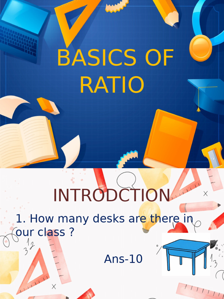 Understanding Ratios in Classroom Furniture | PDF