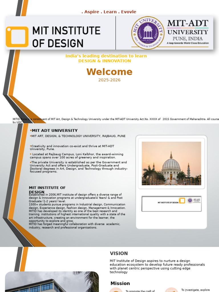 MIT Institute of Design Overview 2025-2026 | PDF