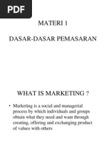 Download MATERI 01 MP_Dasar-Dasar Pemasaran by Dilla Rizki Amalia Fuadillah SN92064973 doc pdf