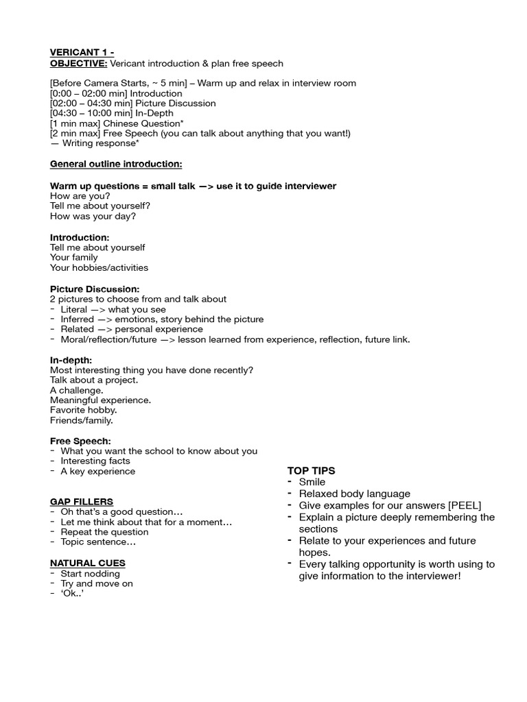 Vericant Interview Preparation Guide | PDF | Cognitive Science | Human ...