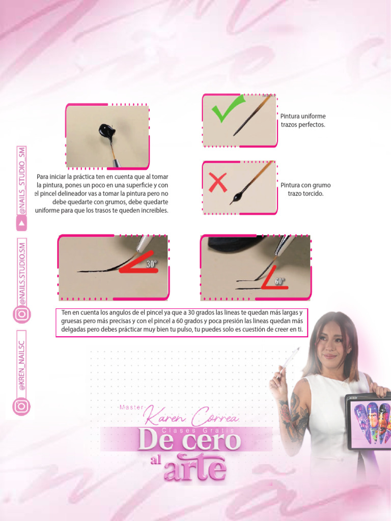 Regalo Clases Gratis Nail Art | PDF | Azul | Matiz