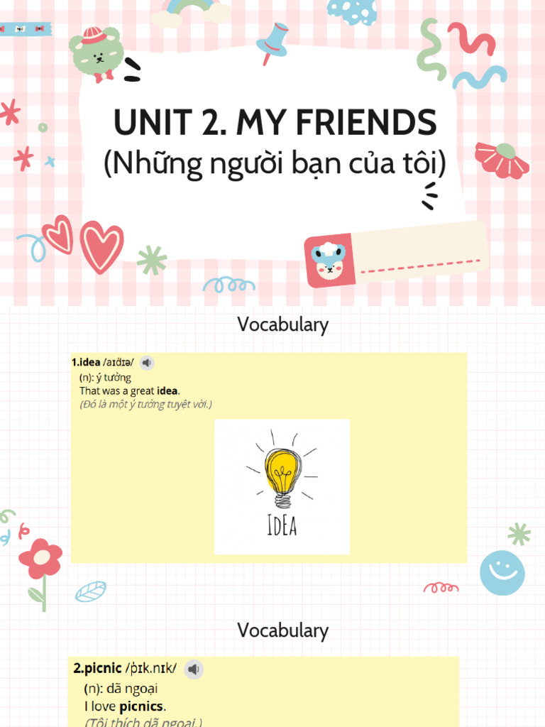 Unit 2 My Friends | PDF