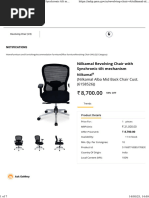 Ergonomic Office Chair Specifications | PDF