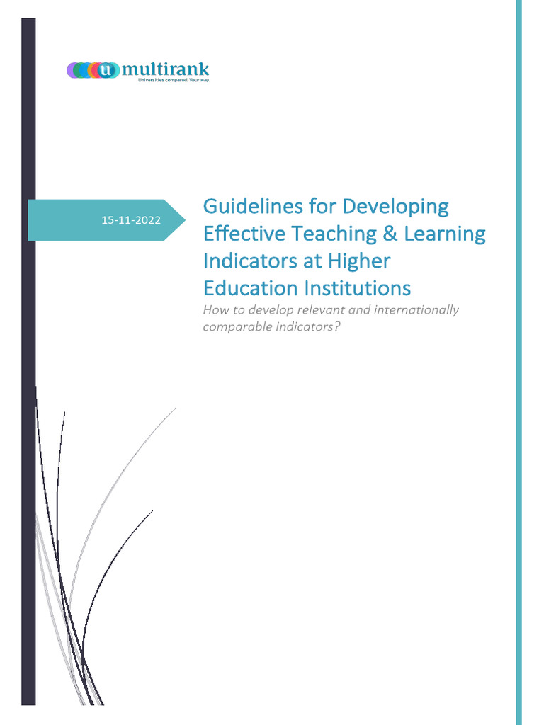 Guidelines for Effective Teaching Indicators | PDF | Learning ...