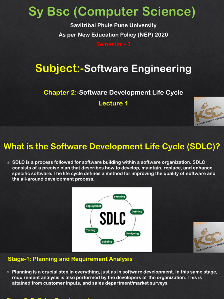 Software Development Life Cycle Overview | PDF | Engineering | Software