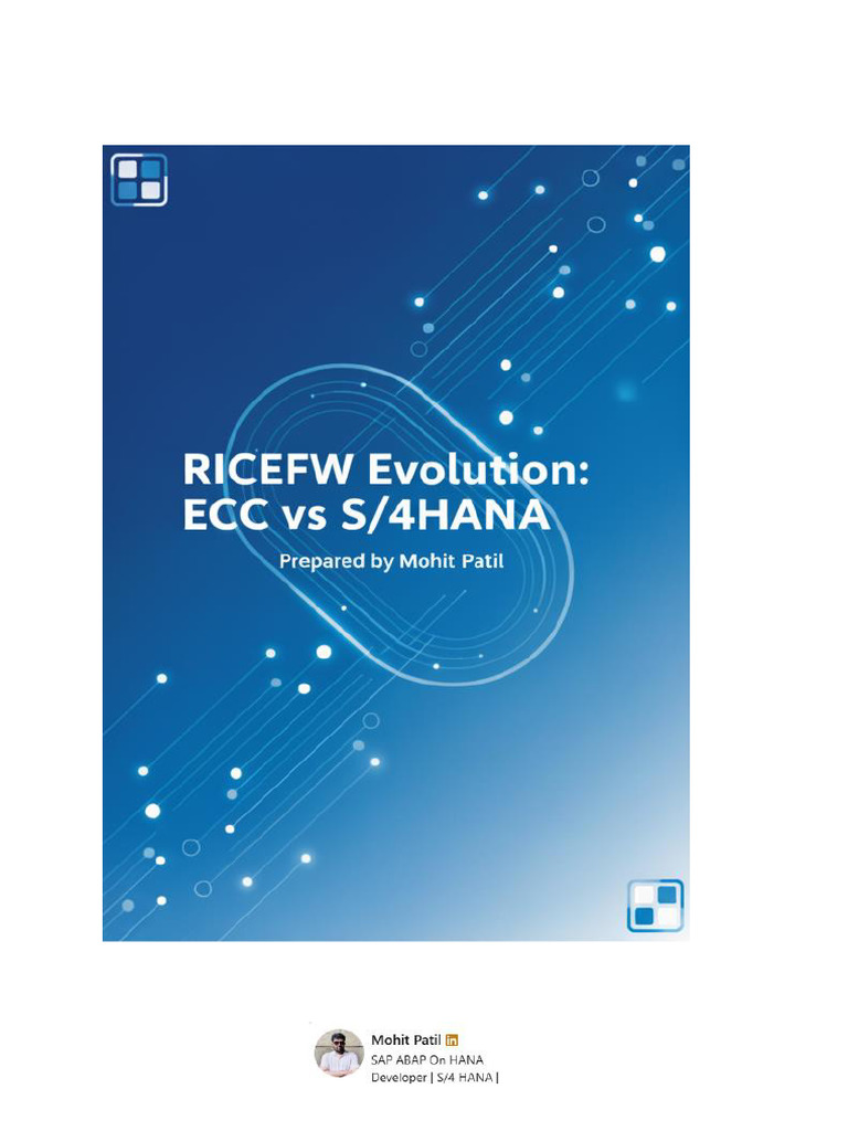 RICEFW Evolution: ECC to S/4HANA Insights | PDF | Cloud Computing ...