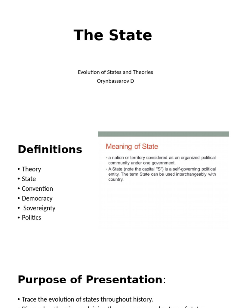 Evolution and Theories of the State | PDF | State (Polity) | Social ...