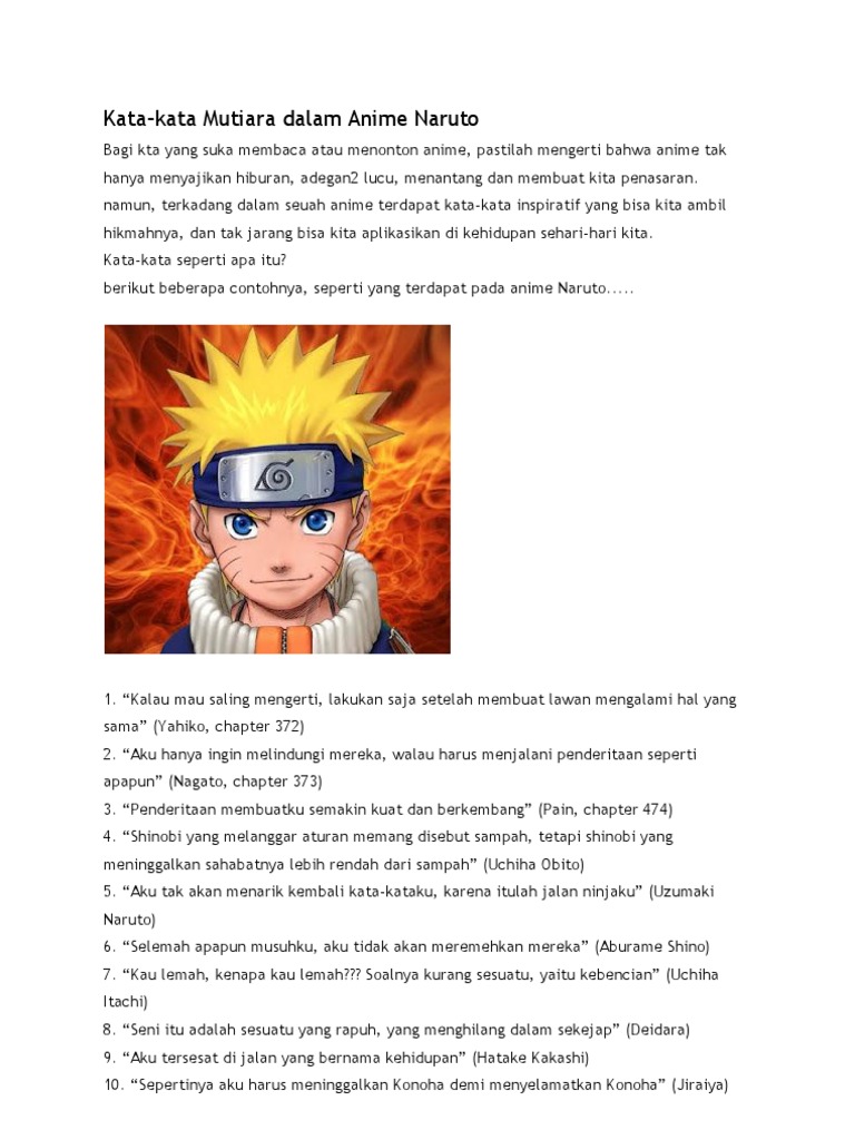 Kata Naruto