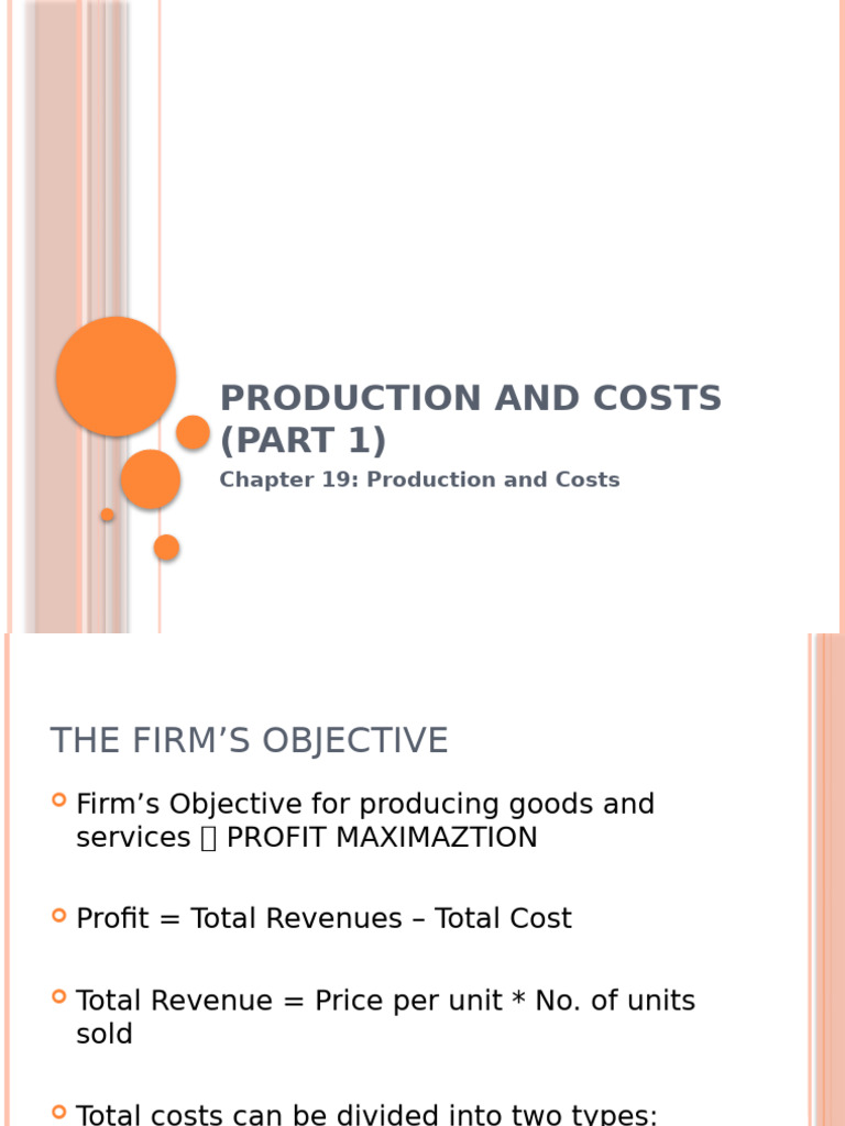 Understanding Production and Costs | PDF | Marginal Cost | Average Cost