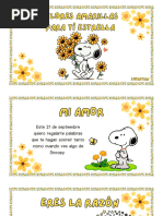Plantilla Snoopy Amor | PDF