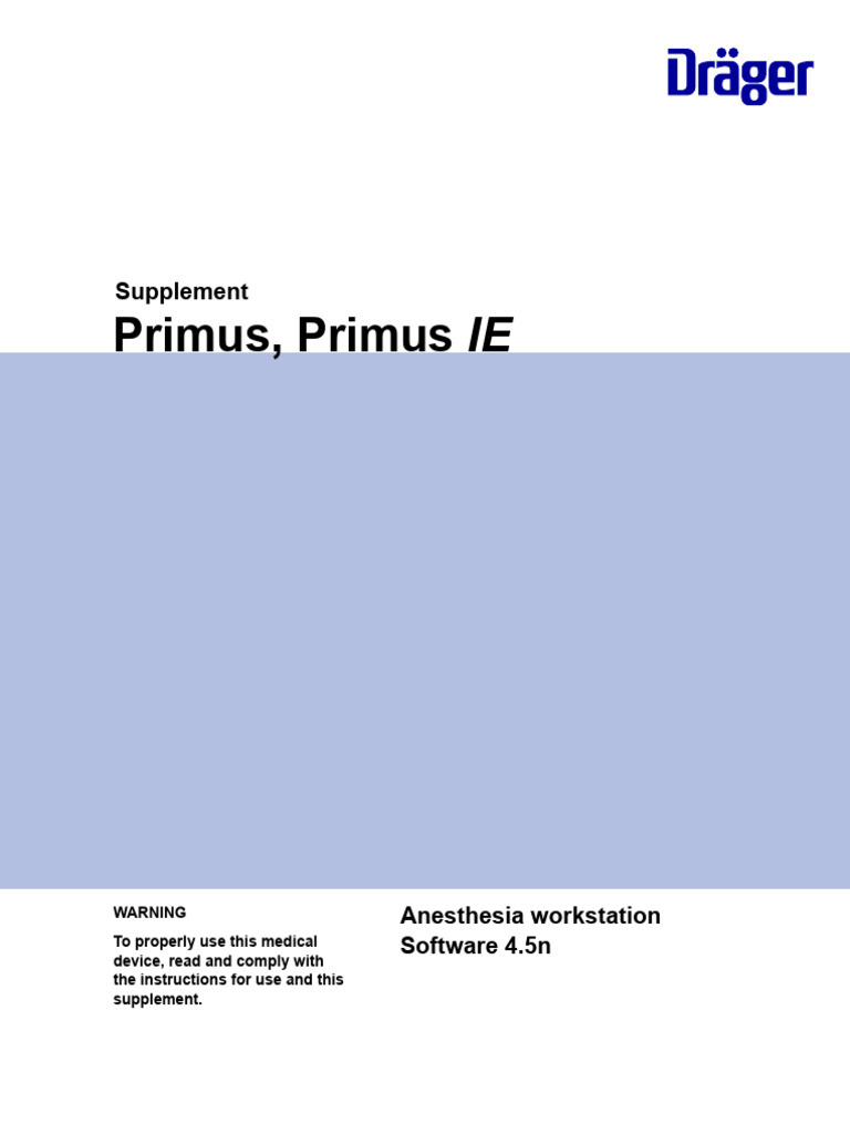 Primus Primus Ie Sw45n Emc Ifu SP 9510014 en | PDF | Electromagnetic ...