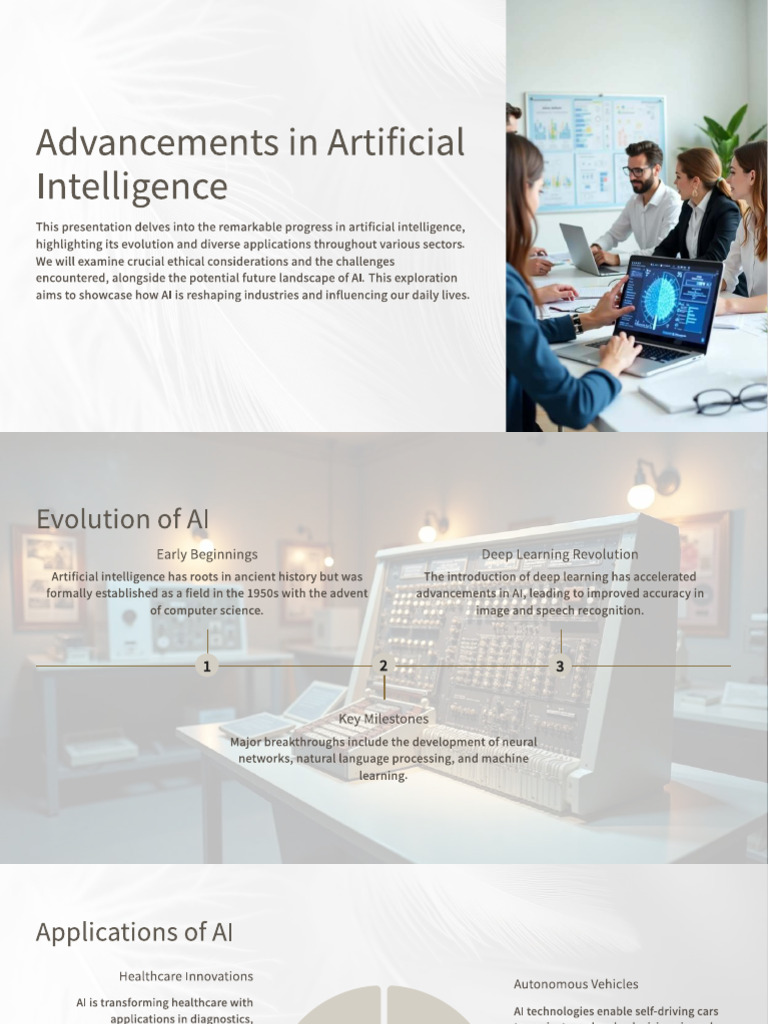 AI Advancements: Impact and Ethics | PDF | Artificial Intelligence ...