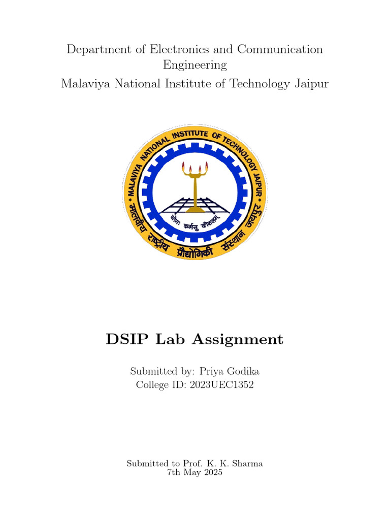 Sinusoidal Signal Processing Assignment | PDF | Spectral Density | Sine ...