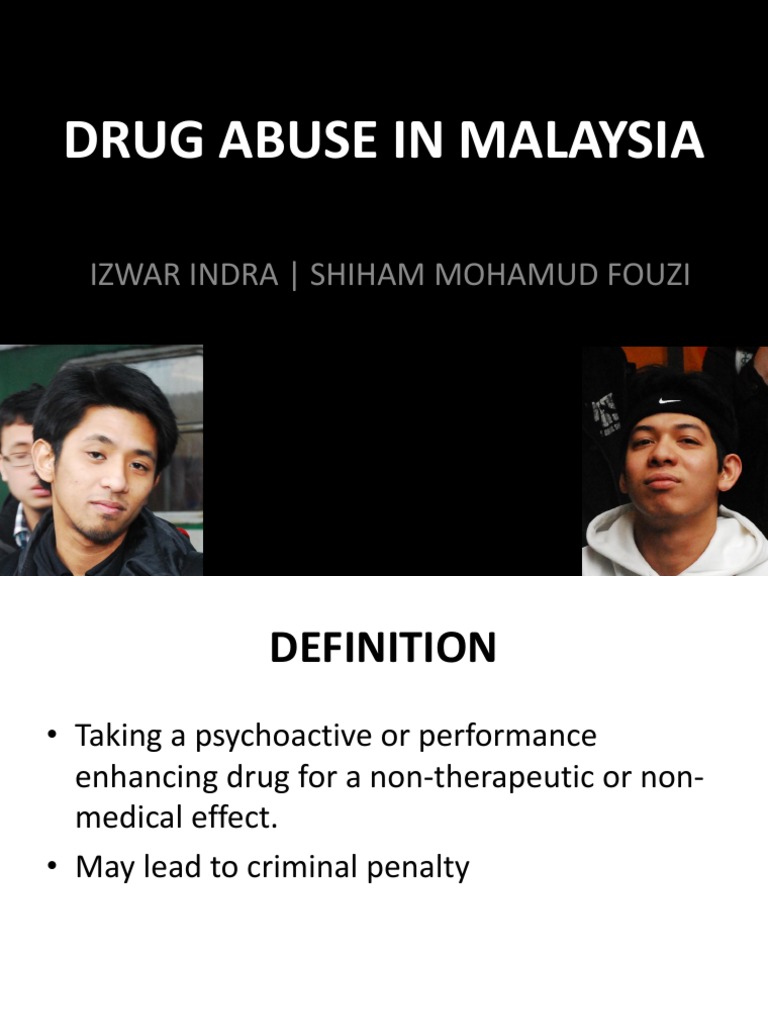 CHP Drug Abuse in Malaysia PDF Psychoactive Drugs Heroin