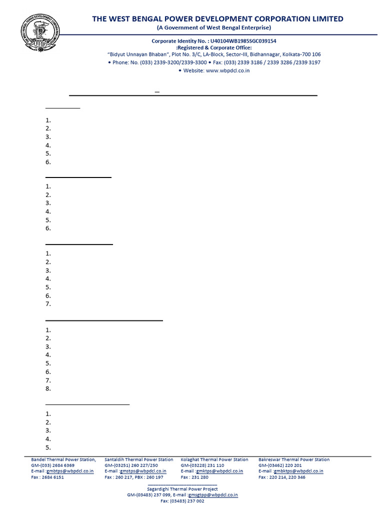 Bakreswar Power Plant O&M Supervisor Syllabus | PDF | Power Station ...