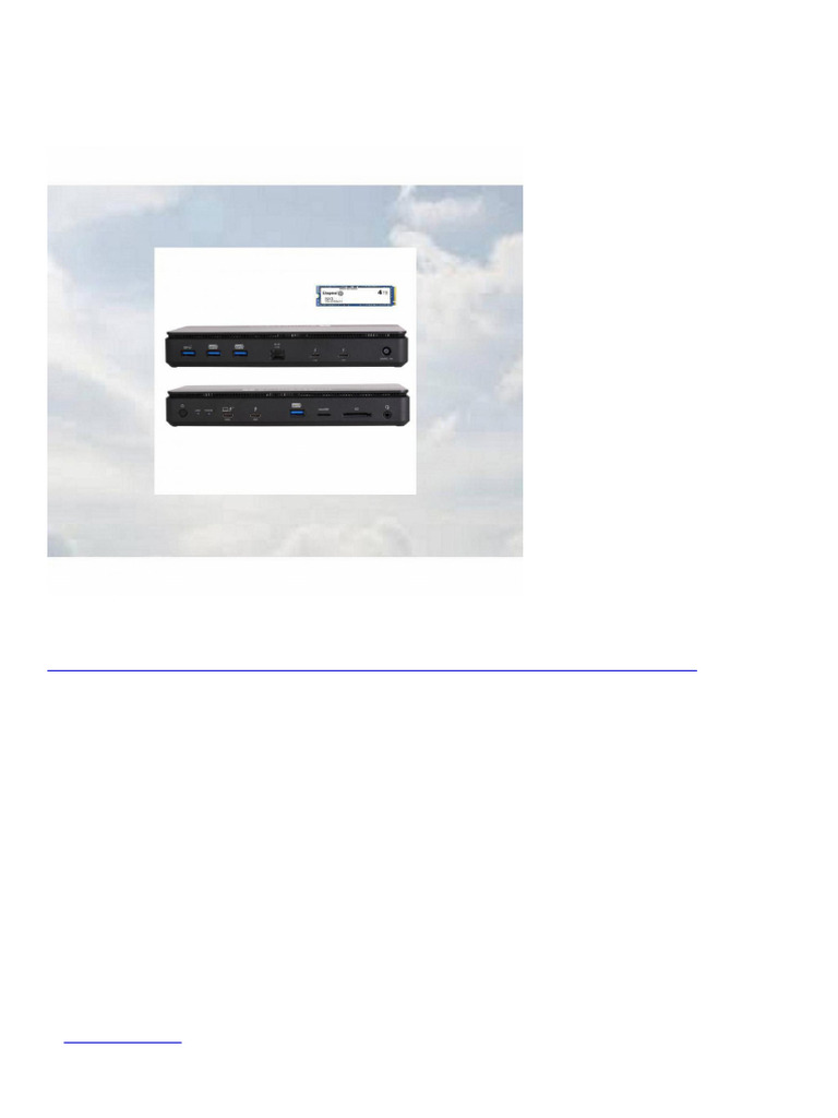 2833 Sonnet Echo 13 Thunderbolt 5 SSD Dock - 4TB | PDF