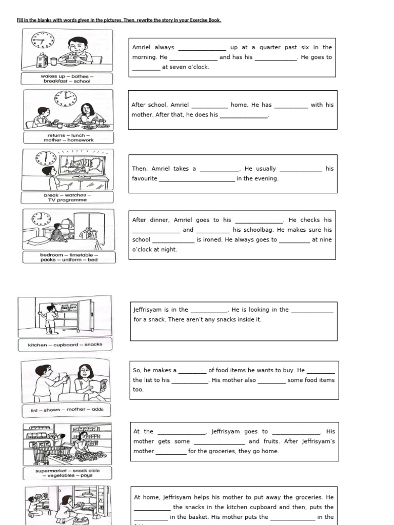 Fill in the Blanks Exercise Guide | PDF