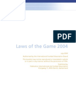 Laws of the Game 2004: FIFA's Official Rules of Football