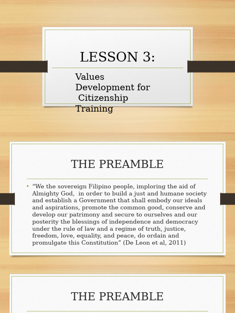 Filipino Values for Citizenship Training | PDF | Nationalism | Ideologies