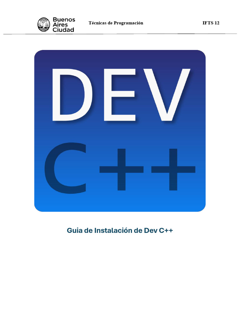 Instalación de Dev C++ | PDF