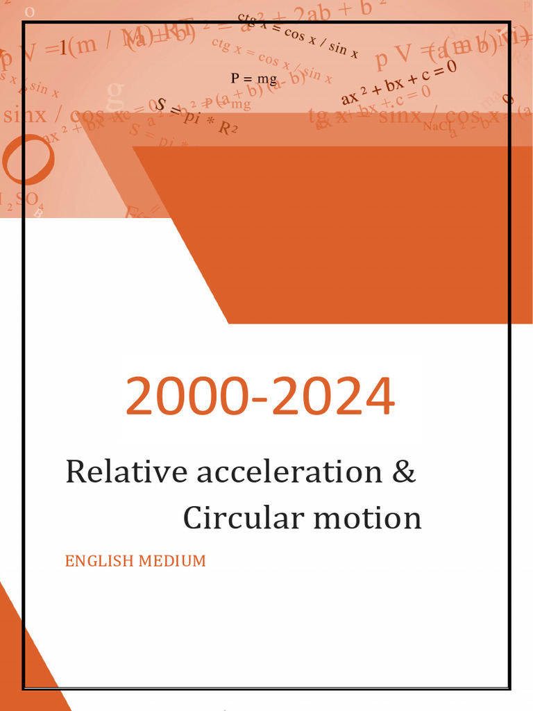 Past Paper Questions on Acceleration & Motion | PDF | Acceleration ...