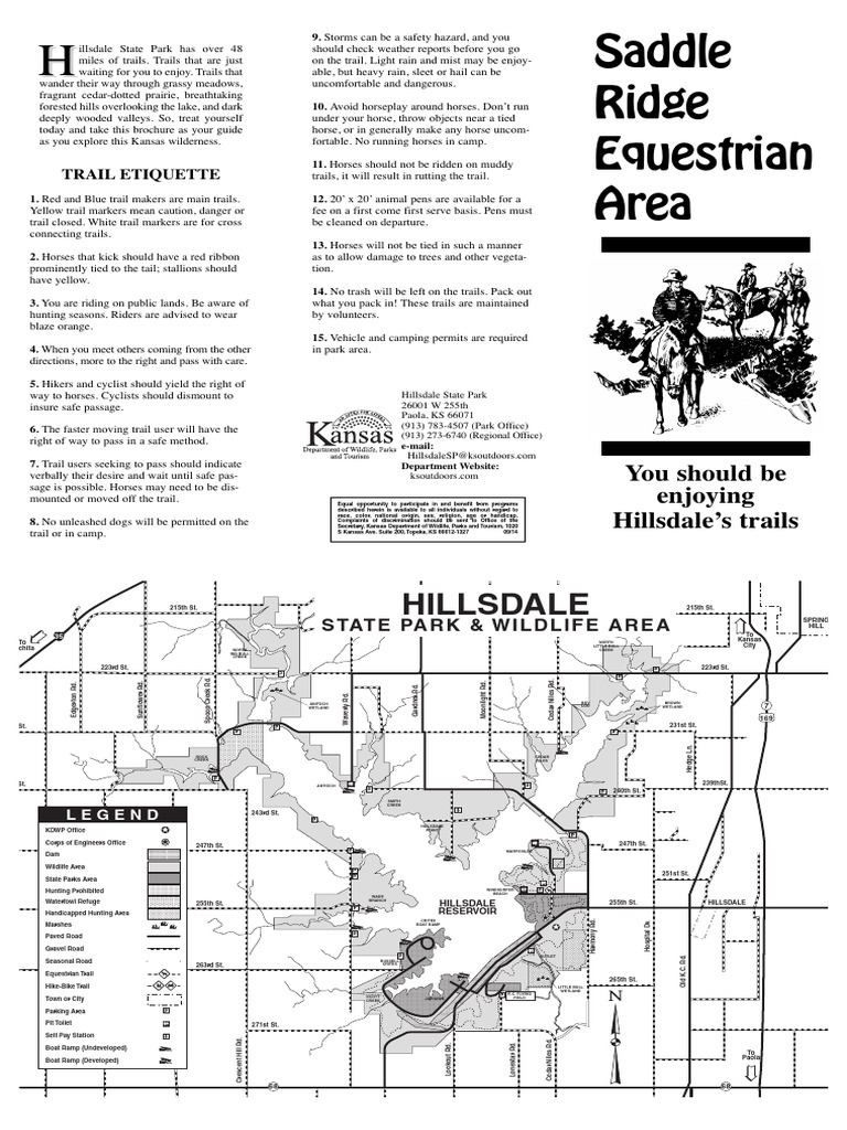 Equestrian Trails at Hillsdale State Park | PDF | Trail