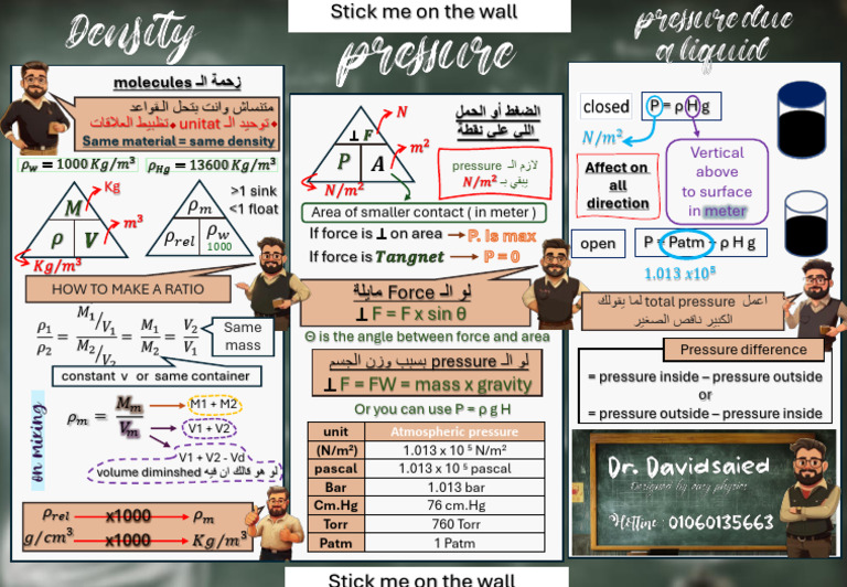 Understanding Density and Pressure Calculations | PDF | Applied And ...
