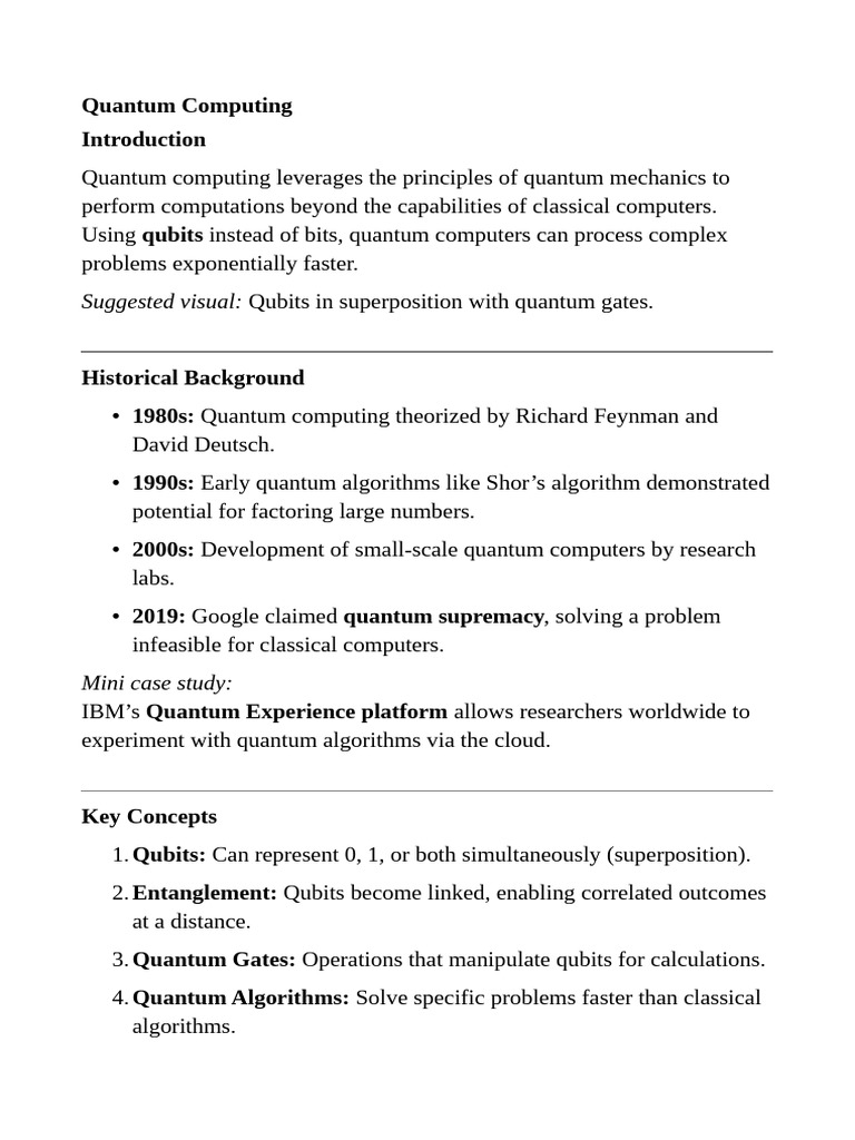 Understanding Quantum Computing Basics | PDF | Quantum Computing ...