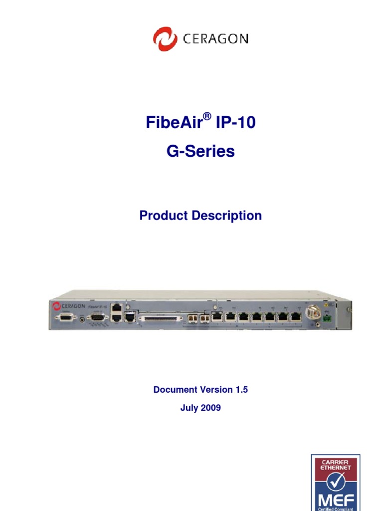 IP10G Product Description | PDF | Quality Of Service | Ethernet