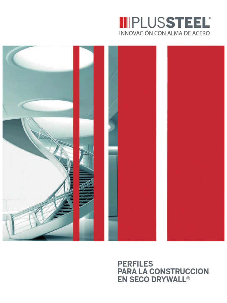 Perfiles Drywall Plussteel 2673 | PDF | Diseño de interiores ...