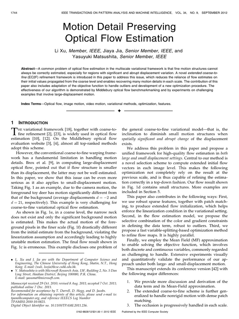 2012-@ Motion Detail Preserving Optical Flow Estimation | PDF ...