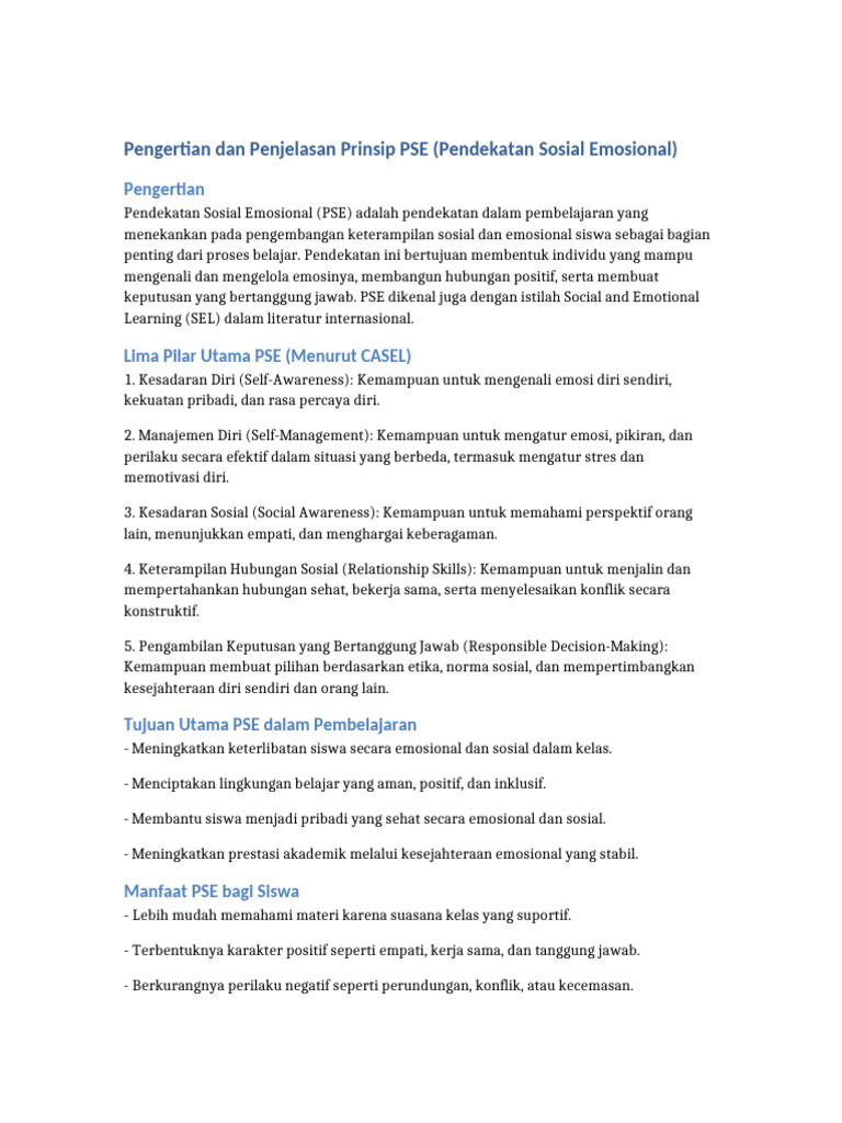 Pengertian Dan Penjelasan PSE | PDF