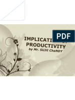 Implication of Productivity