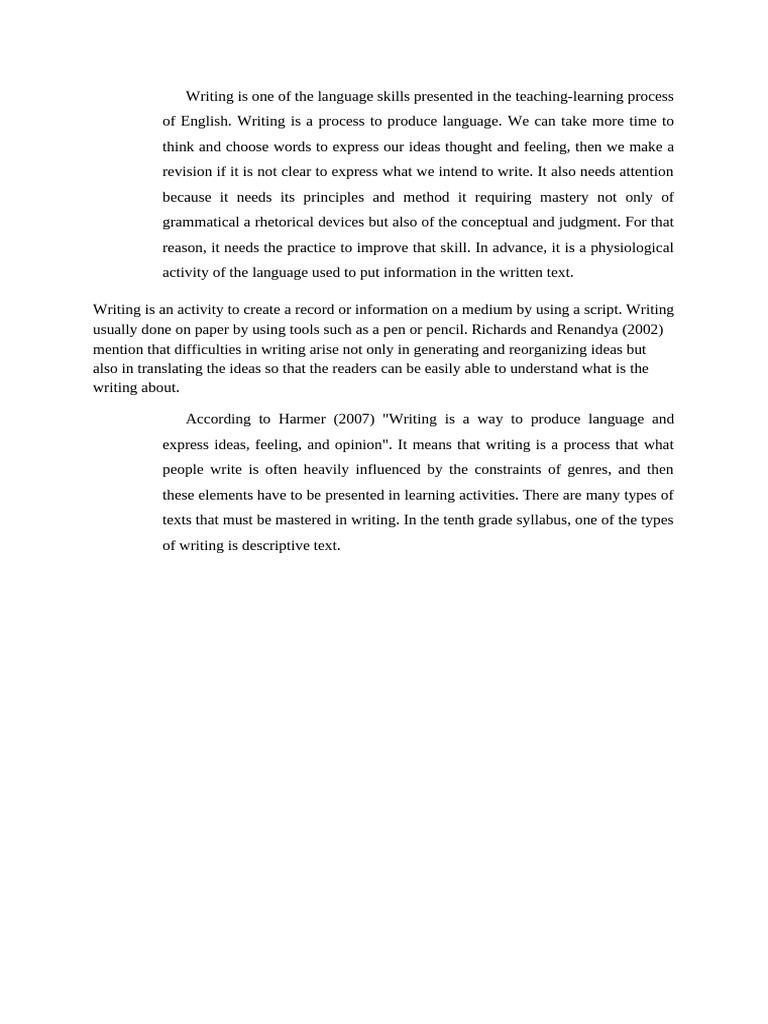 Understanding English Writing Skills | PDF