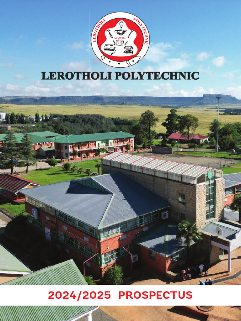 Lerotholi Polytechnic 2025 Prospectus | PDF | High School Diploma ...