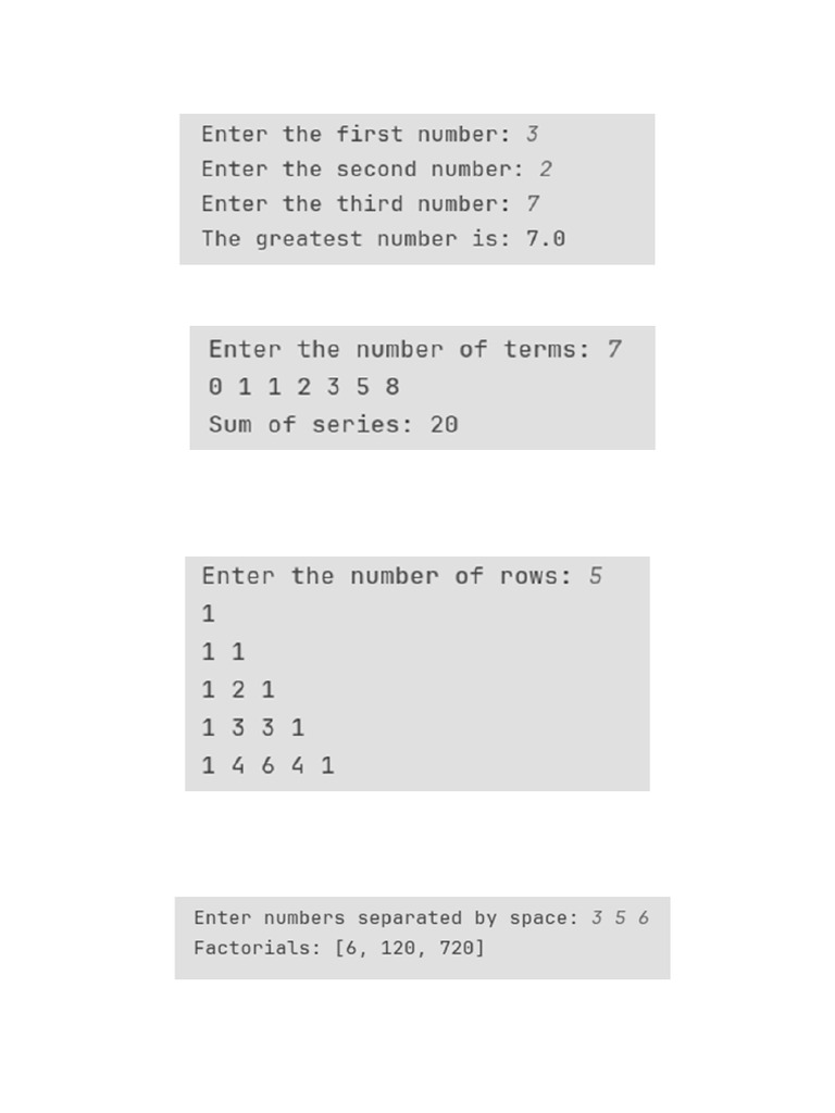 Cs Project Code Outputs | PDF