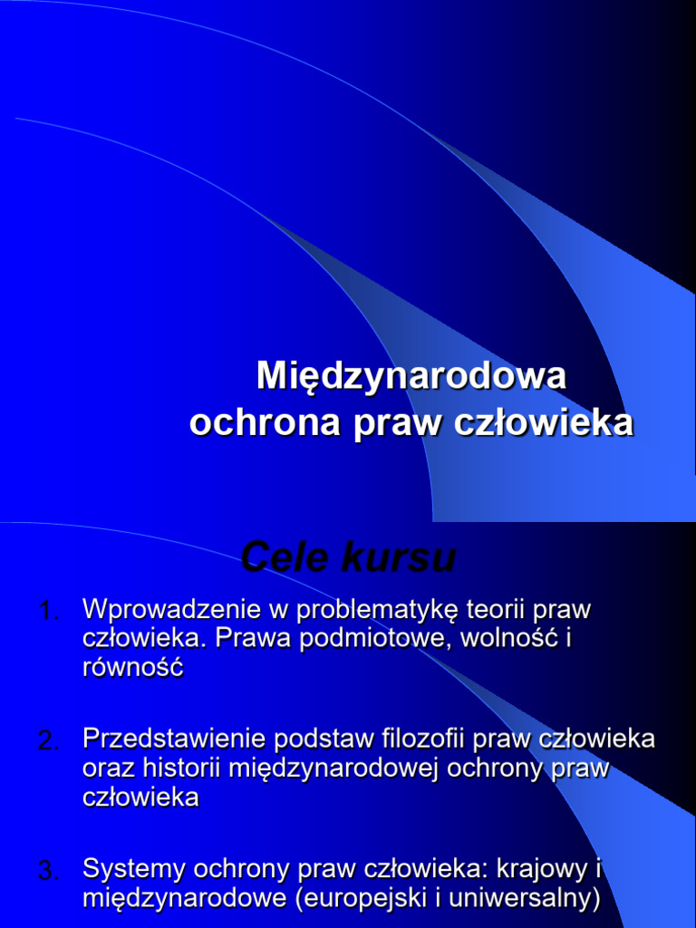 Miedzynarodowa Ochrona Praw Człowieka 2022 Krótki | PDF