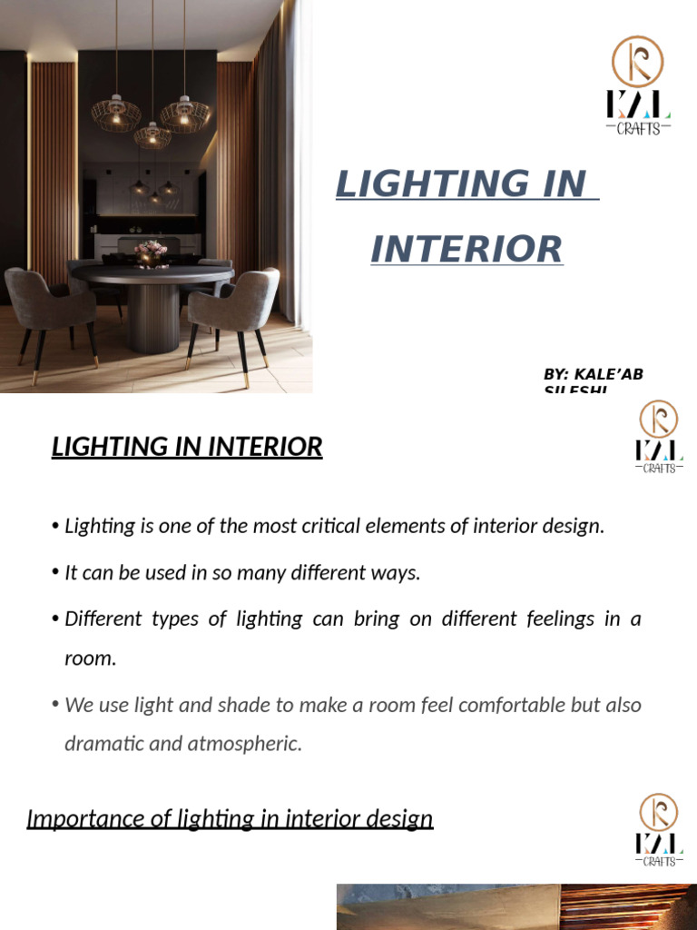 Importance of Lighting in Interior Design | PDF | Lighting | Interior ...
