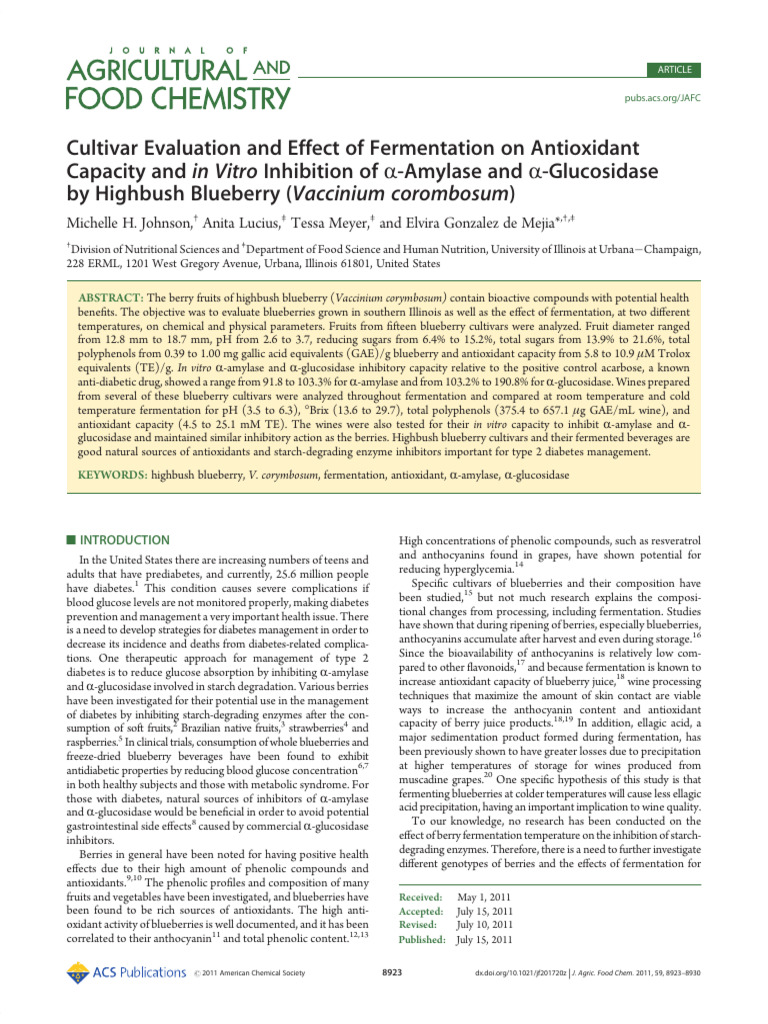 Johnson 2011 | PDF | Polyphenol | Phenolic Content In Wine